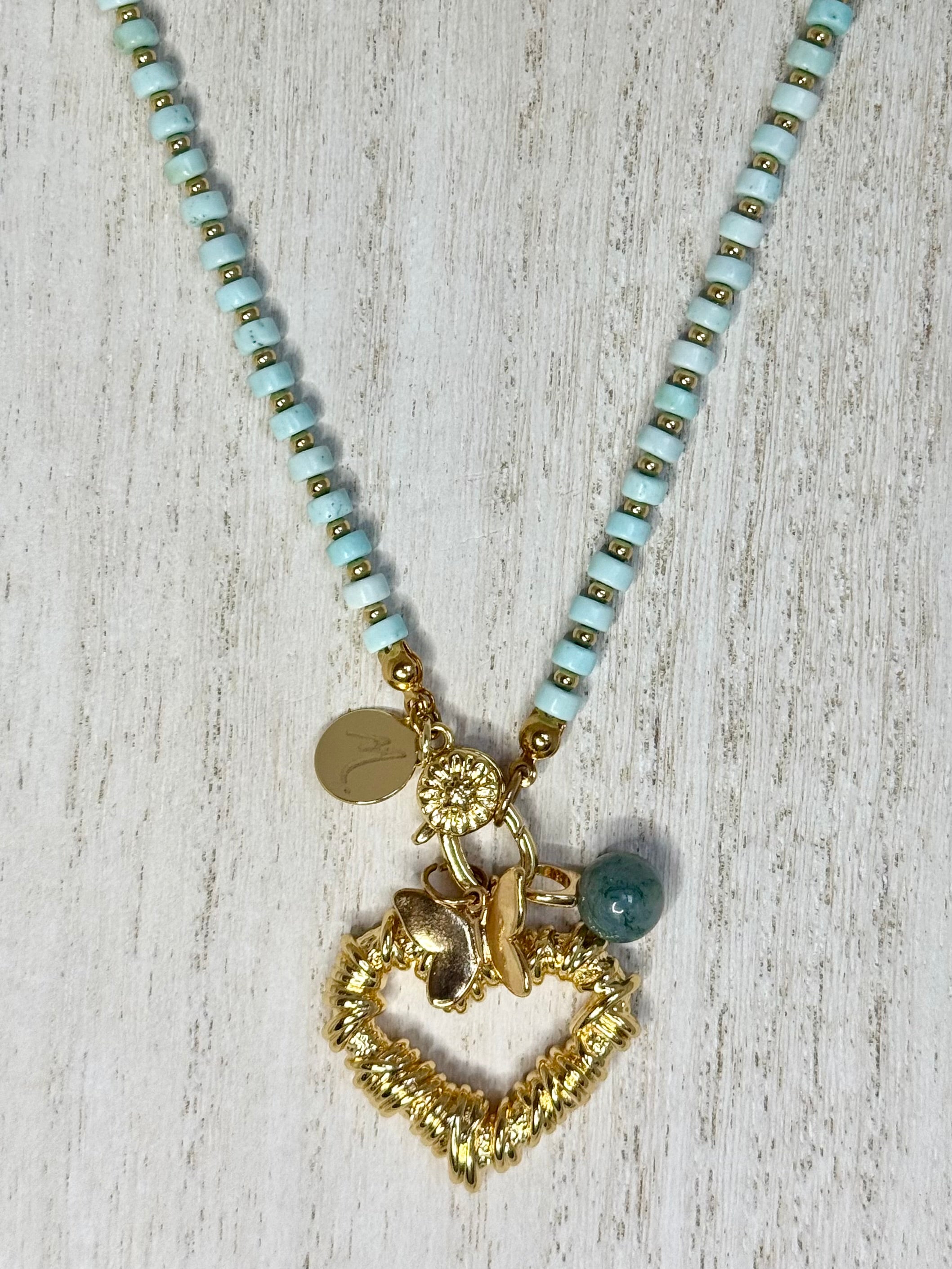 The Wired Heart Necklace