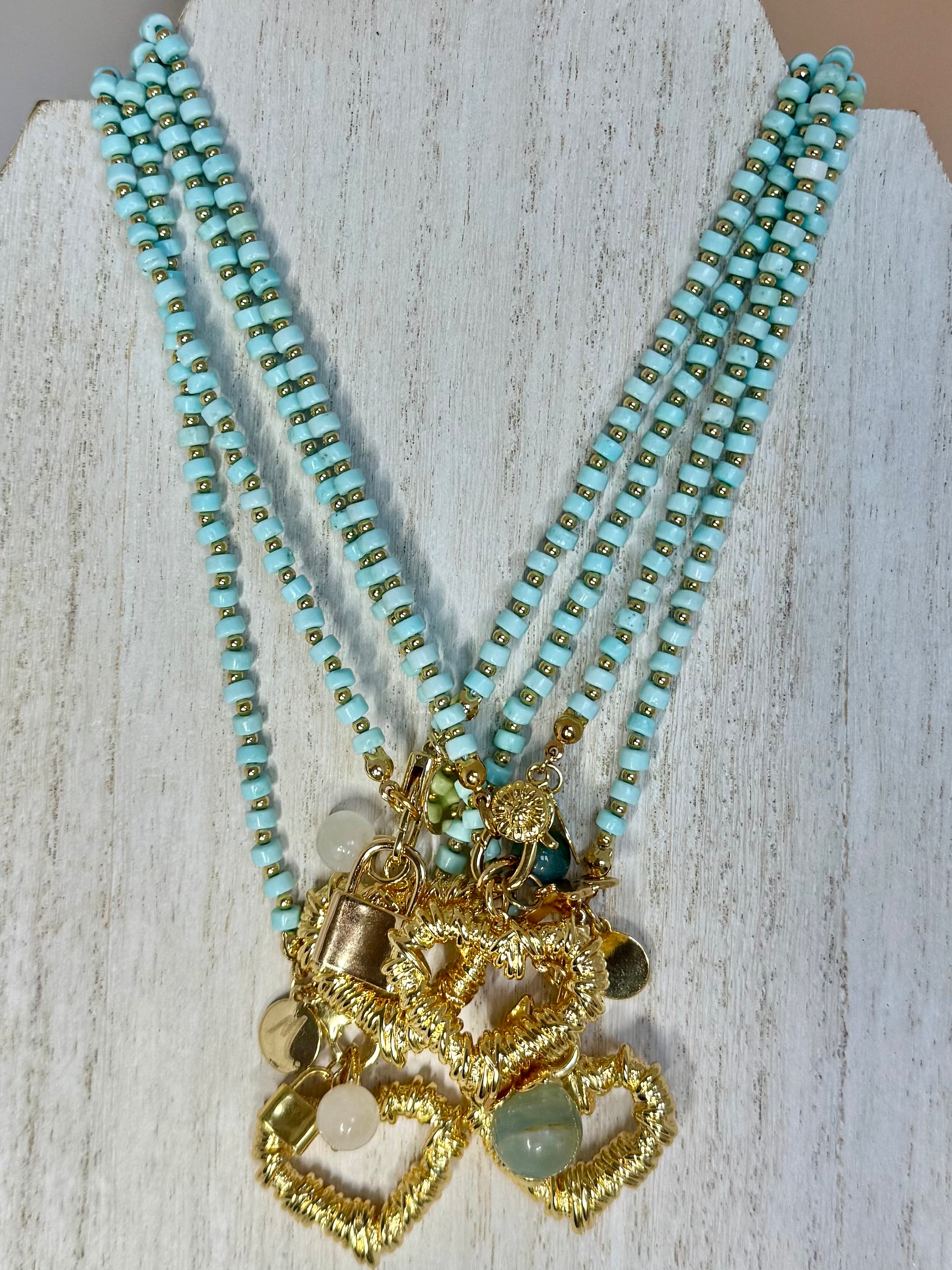 The Wired Heart Necklace