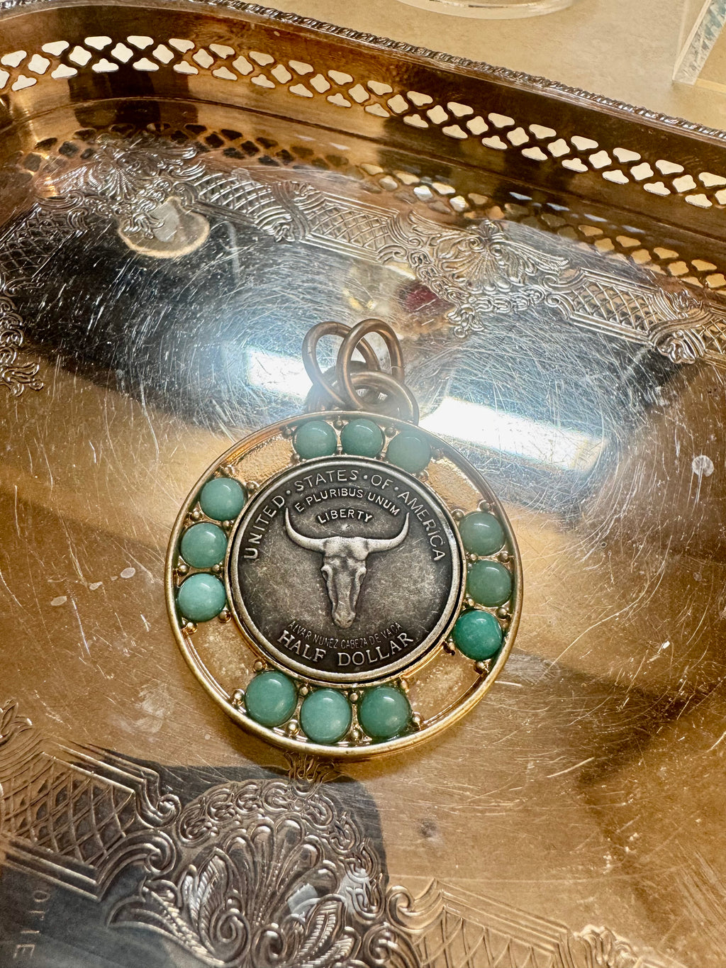 The Turquoise Longhorn Coin