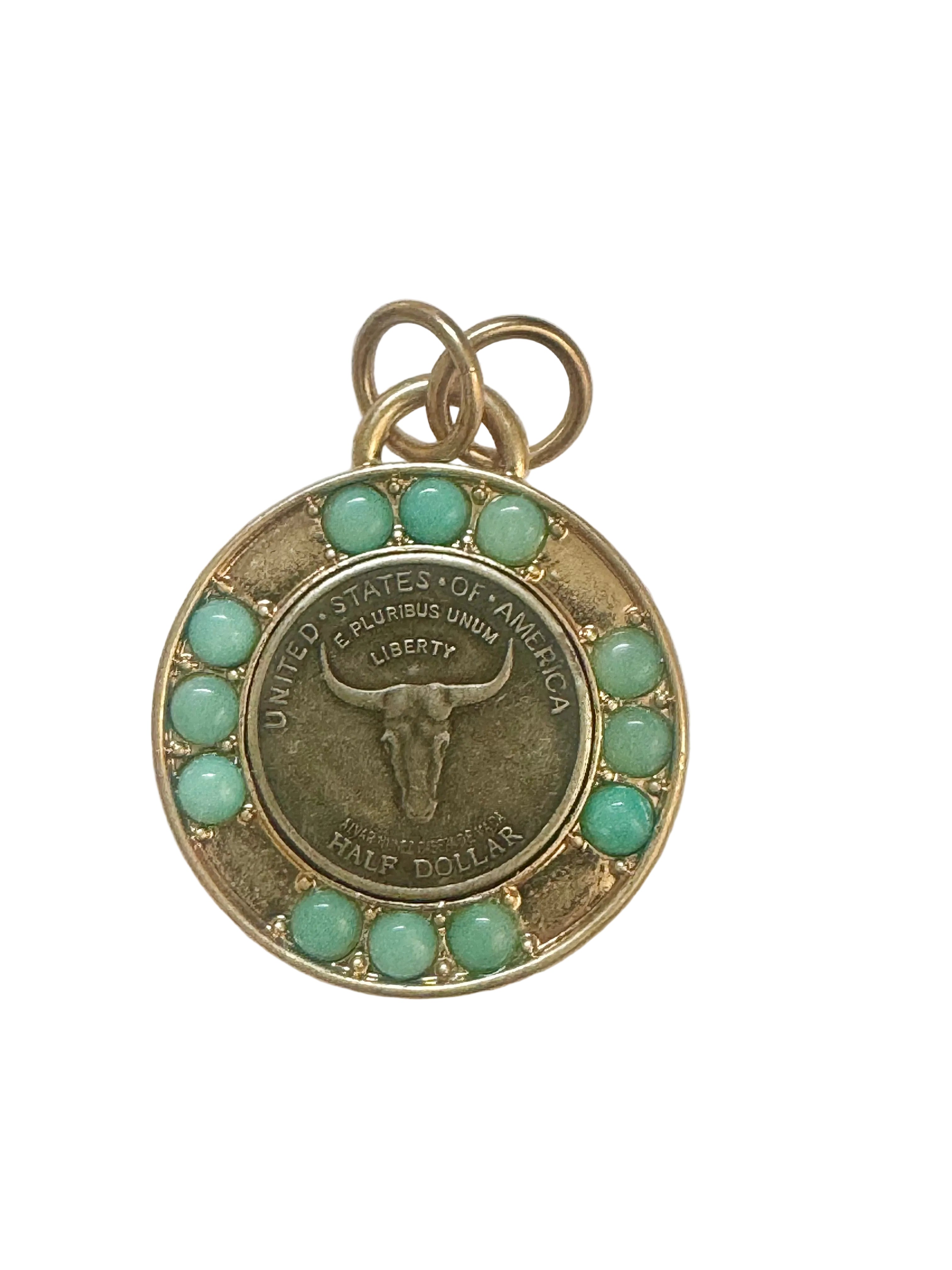The Turquoise Longhorn Coin
